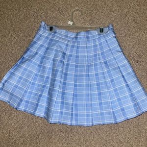 Blue tennis skirt